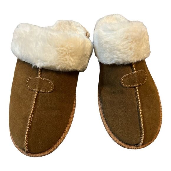Natural Reflections Brenna scuff warm slippers size 8 - Picture 1 of 4